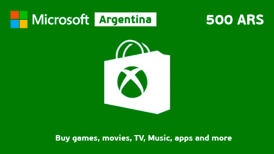 Xbox Gift Card 500 ARS