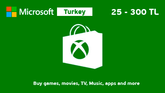 Xbox Gift Card Turkey
