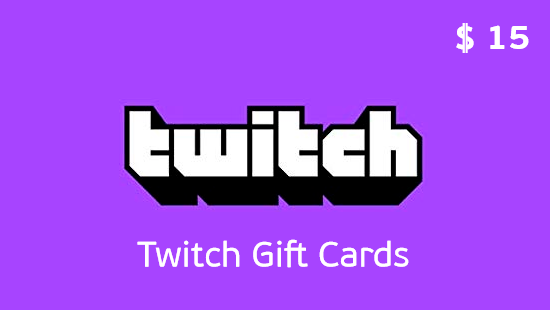 Twitch Gift Card $15 US