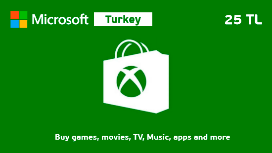 Xbox Gift Card 25 TL