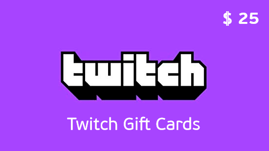 Twitch Gift Card $25 US