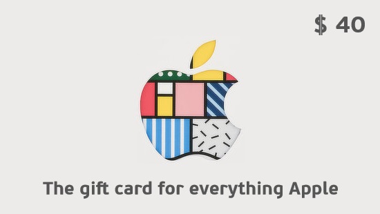 iTunes Gift Card $40 US