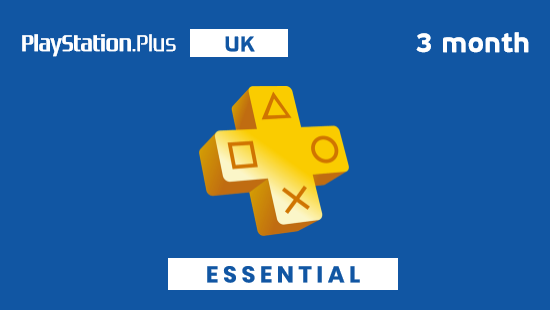 PlayStation Plus Essential 3 месяца UK