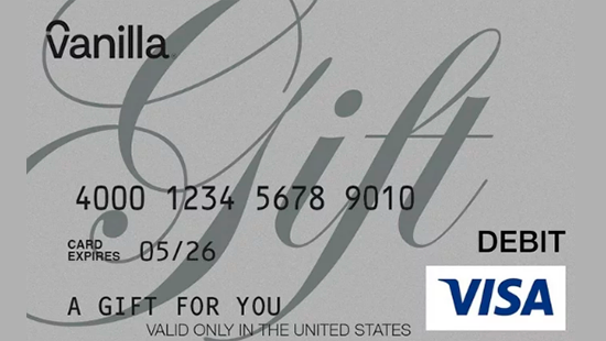 Visa Debit Card US Vanilla