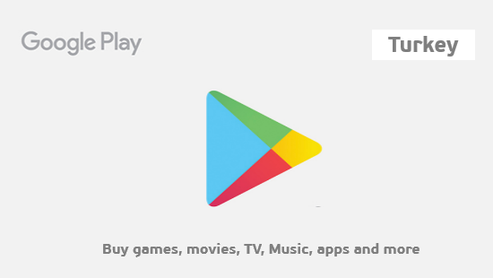 Карта оплаты Google Play Turkey